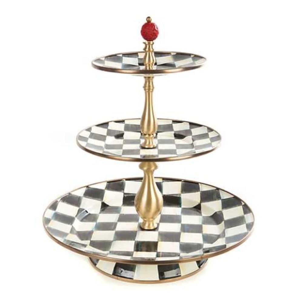 Mackenzie-Child’s 3-tier sweet stand